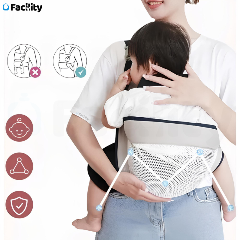 Cargador Ergonómico Slim para Bebé Facility®: Envío Gratis SOLO por HOY + 4 Ebooks Sobre Maternidad de Regalo (¡Paga al recibir!)