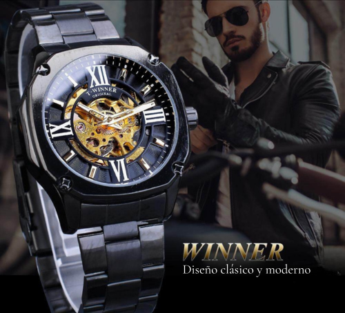 Reloj T-Winner® Automático + Envío Gratis y 30% de Descuento (Paga al Recibir)